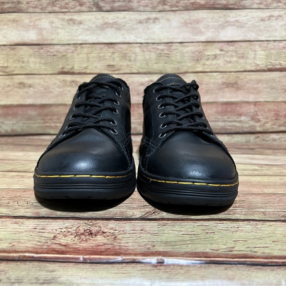 Dr. Martens Black Leather Maltby & Safety Shoes - Picture 5 of 11